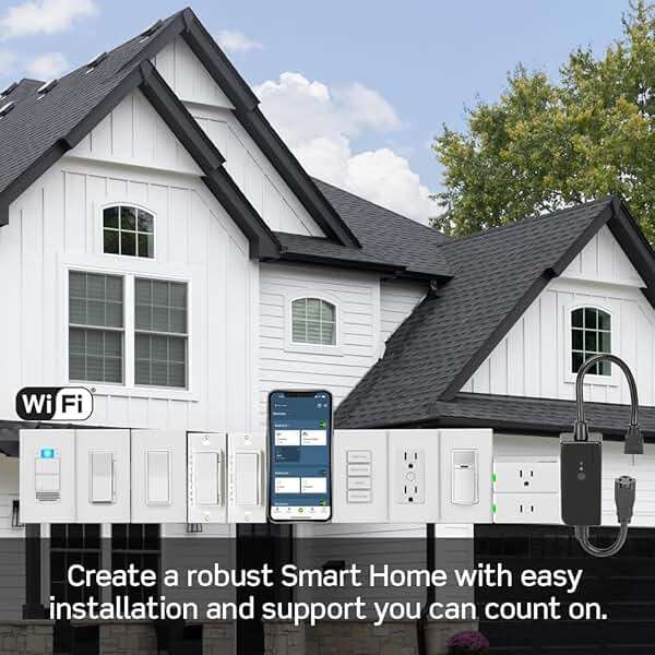 Leviton Decora Smart Switch, Wi-Fi 2nd Gen, Neutral Wire Required, Works with Matter, My Leviton, Alexa, Google Assistant, Apple Home/Siri & Wired or Wire-Free 3-Way, D215S-1RW, White - Image 7