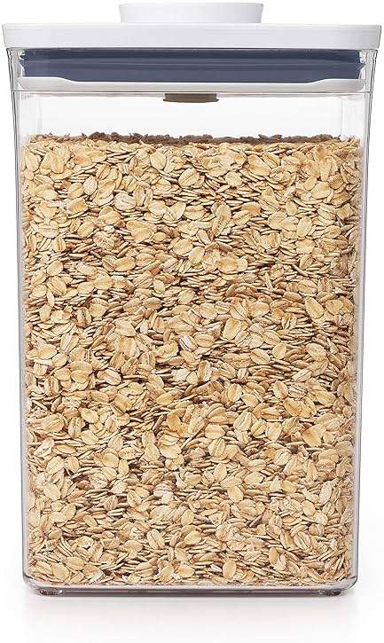 OXO Good Grips POP Container Big Square Bundle - Tall 6 Qt and Medium 4.4 Qt Airtight Food Storage - Image 5