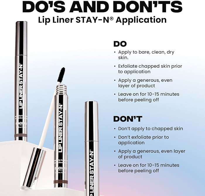 Sacheu Lip Liner STAY-N Peel Off Lip Stain — Long Lasting Waterproof Lip Tint with Hyaluronic Acid & Vitamin E — Transfer Proof Matte Finish, Vegan & Cruelty-Free (p-INKED) - Image 9