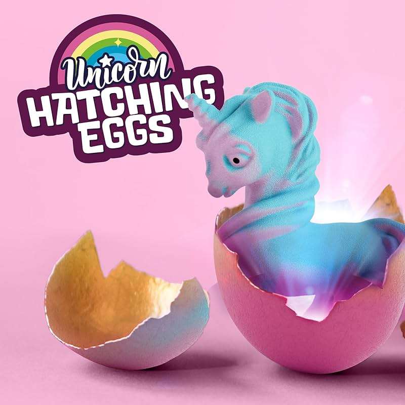 Dan&Darci Unicorn Hatching Surprise Eggs for Kids - Birthday Gift for Girls - 6 Pack Grows 600% - Toys for Girls 3-8 - Party Favors for 3+ Year Old Girl - Gifts for Ages 3 4 5 6 7 8 - Image 8