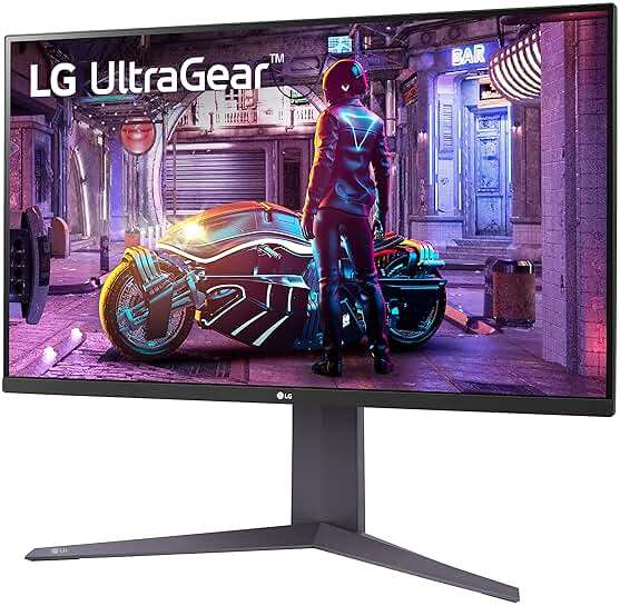 LG 32GQ750-B 32-inch Ultragear 4K UHD (3840 x 2160) Gaming Monitor, 144Hz, 1ms, AMD FreeSync Premium, HDR10, Reader Mode, Built-in Speaker, HDMI, DisplayPort, Tilt/Height/Pivot Stand, Black - Image 2