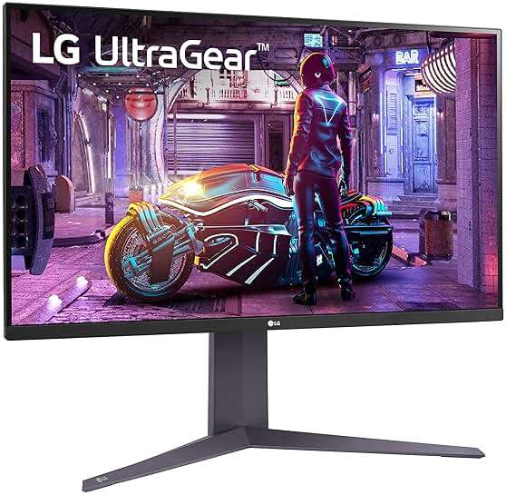 LG 32GQ750-B 32-inch Ultragear 4K UHD (3840 x 2160) Gaming Monitor, 144Hz, 1ms, AMD FreeSync Premium, HDR10, Reader Mode, Built-in Speaker, HDMI, DisplayPort, Tilt/Height/Pivot Stand, Black - Image 3