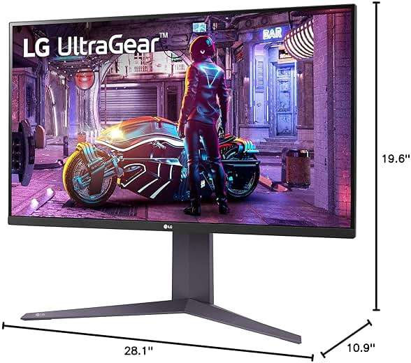 LG 32GQ750-B 32-inch Ultragear 4K UHD (3840 x 2160) Gaming Monitor, 144Hz, 1ms, AMD FreeSync Premium, HDR10, Reader Mode, Built-in Speaker, HDMI, DisplayPort, Tilt/Height/Pivot Stand, Black - Image 7