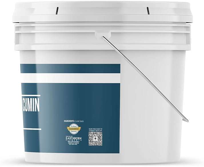 Earthborn Elements Whole Cumin Seeds 1 Gallon Bucket, Aromatic Spice, Warm Flavor - Image 3