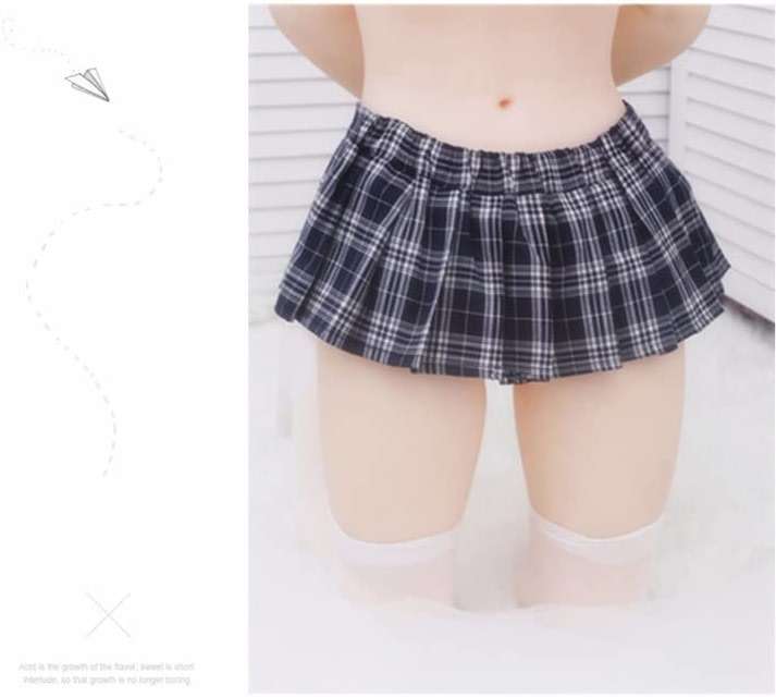 LICHMA Women Sexy Skirt Super Mini Pleated Plaid Role Play Schoolgirls Short Skirt Lingerie… - Image 2
