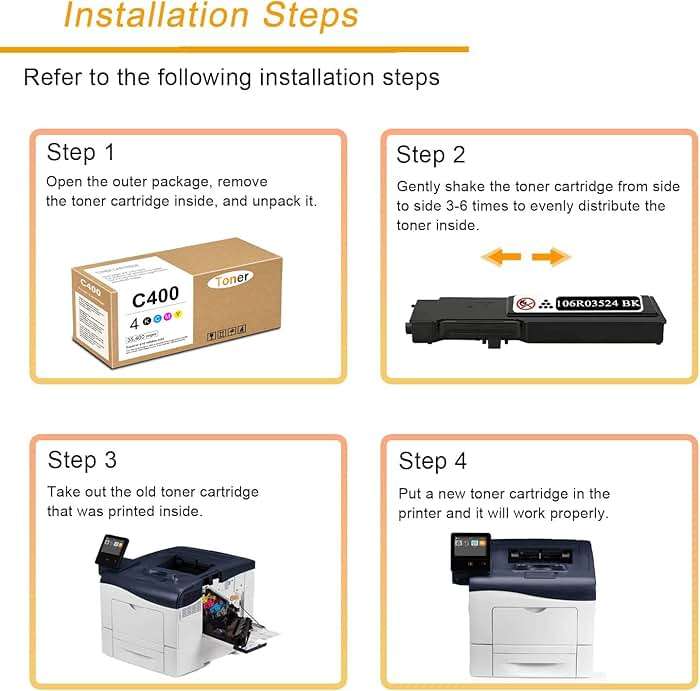 C400 C405 106R03524 Extra High Capacity Toner Cartridge Black Replacement for Xerox VersaLink C400 C400D C400DN MFP C405DN C405D C405 Printer Ink (21,600 Pages, 2 Pack) - Image 5