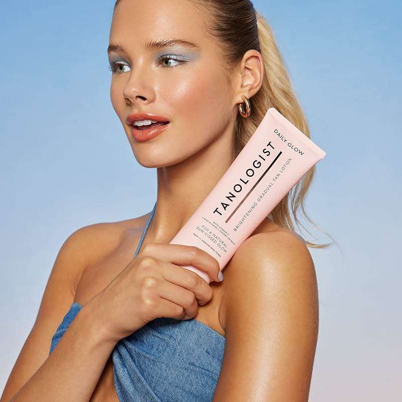 Tanologist Brightening Daily Glow Body Lotion, Light/Medium, Gradual Tanning Lotion, No Fake Tan Smell, Streak-Free & Natural-Looking Self Tanner, Vegan, 8.45 fl. oz/250 ml Tube - Image 3