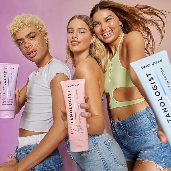 Tanologist Brightening Daily Glow Body Lotion, Light/Medium, Gradual Tanning Lotion, No Fake Tan Smell, Streak-Free & Natural-Looking Self Tanner, Vegan, 8.45 fl. oz/250 ml Tube - Image 6