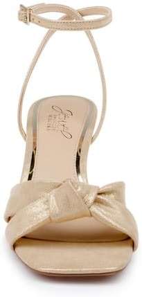 Jewel Badgley Mischka Valerie Open Toe Kitten Heels - Image 6