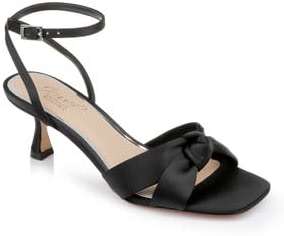 Jewel Badgley Mischka Valerie Open Toe Kitten Heels - Image 10