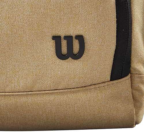 WILSON Lifestyle Foldover Tennis Backpack - Khaki, Holds up to 2 Rackets - Image 5