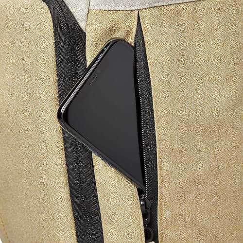 WILSON Lifestyle Foldover Tennis Backpack - Khaki, Holds up to 2 Rackets - Image 9