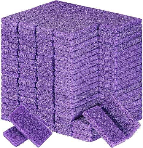 Dunzy 200 Pcs Disposable Pumice Stones for Feet, Professional Pedicure Callus Remover Blocks for Spa Salon Pedicure Supplies, Foot Exfoliating Scrubber for Dead Skin and Heel Care - Image 1