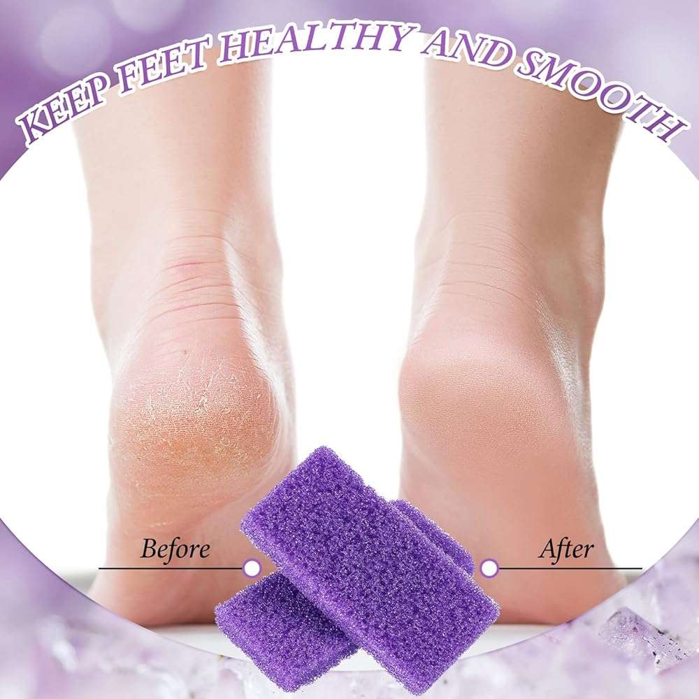 Dunzy 200 Pcs Disposable Pumice Stones for Feet, Professional Pedicure Callus Remover Blocks for Spa Salon Pedicure Supplies, Foot Exfoliating Scrubber for Dead Skin and Heel Care - Image 3
