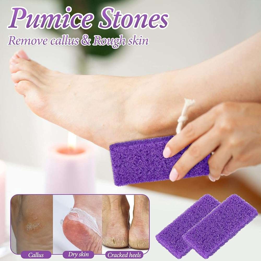 Dunzy 200 Pcs Disposable Pumice Stones for Feet, Professional Pedicure Callus Remover Blocks for Spa Salon Pedicure Supplies, Foot Exfoliating Scrubber for Dead Skin and Heel Care - Image 5