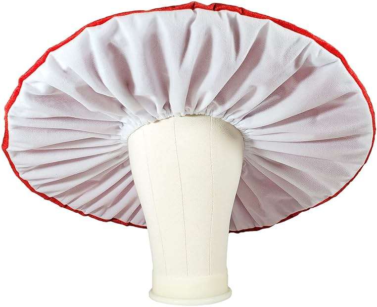 Dreamstall Original Mushroom Hat Costume Cosplay Accessory Hat Cap, Red with White Dots, Oversized and Holds Shape - Image 4