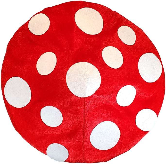 Dreamstall Original Mushroom Hat Costume Cosplay Accessory Hat Cap, Red with White Dots, Oversized and Holds Shape - Image 5