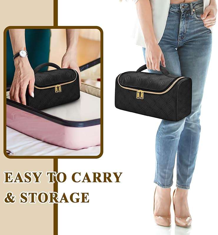 Mancro Travel Storage Case Organizer Compatible with Dyson Airwrap, Hair Dryer, 4 Curling Barrels, 2 Smoothing Brushes, Volumizing Brush, Lightweight Travel Carrying Case for Hair Curler Accessories - Image 7