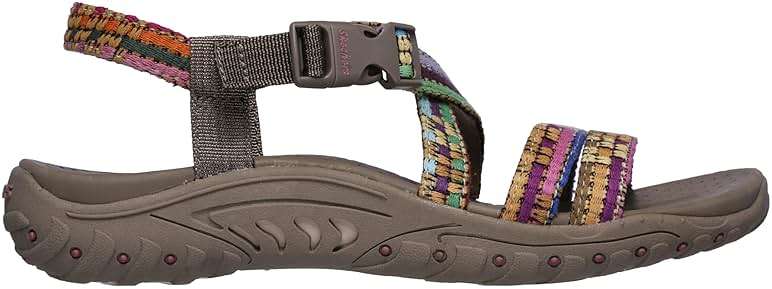 Skechers Women's Reggae Sew Me Boho Woven Strappy Slingback Sandal - Image 4