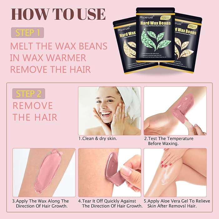 Wax Beads, 1.76lb / 800g Hard Wax Beads Coarse Hair Formula Hard Wax for Hair Removal and Senstive Skin, Wax Beads for Face, Brazilian Bikini,Body Waxing (8 Scents) - Image 6
