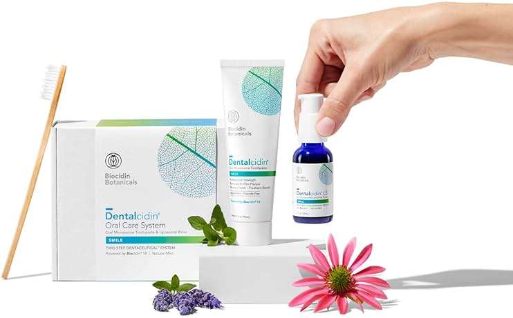 Biocidin Dentalcidin Oral Care System - Fluoride Free Toothpaste & Oral Rinse - 100% Plant-Based - Professional Strength Mouth Wash & Toothpaste for Adults (2 Piece Set) - Image 2