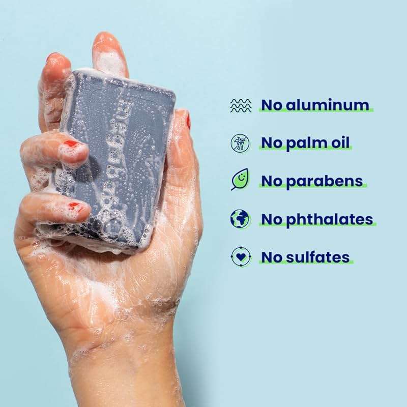 Megababe Underarm Bar Soap - Space Bar | With Detoxifying Charcoal for Odor Control | 4.5 oz - Image 5