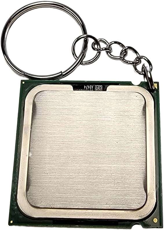 TekJuic The Ultimate Geek Accessory - Recycled CPU Processor Keychain Made from Reclaimed Computer Parts - Image 3