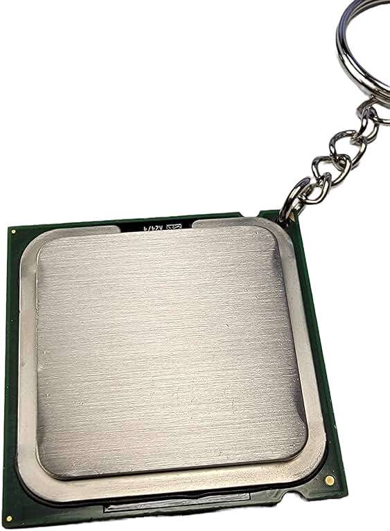 TekJuic The Ultimate Geek Accessory - Recycled CPU Processor Keychain Made from Reclaimed Computer Parts - Image 4