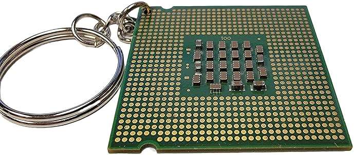 TekJuic The Ultimate Geek Accessory - Recycled CPU Processor Keychain Made from Reclaimed Computer Parts - Image 5