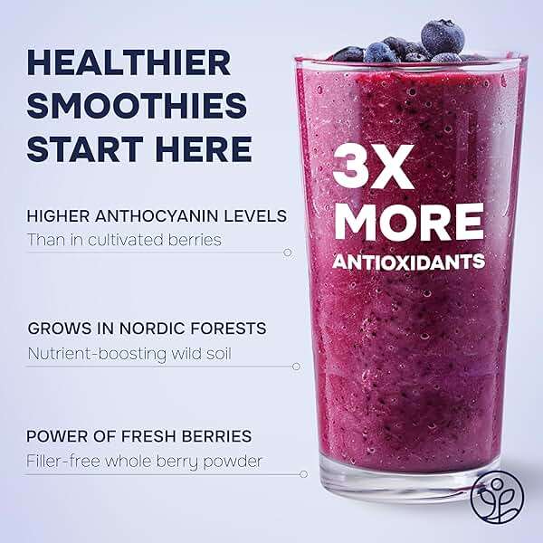 Wild Blueberry Powder Organic 5 Ounce Bag USDA Certified & 3rd Party Lab Tested - Antioxidant Rich Smoothies Freeze Dried Blueberries Organic Blueberry Extract for Baking From Whole Dried Blueberries - Image 3