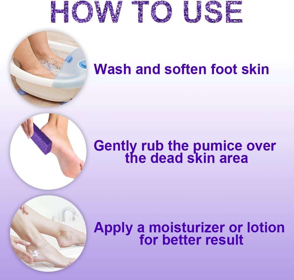 BPrettier Foot Pumice Stone Pumice Stone for Feet Foot Scrubber Sponge Callus Remover Dead Skin,Pedicure Supplies Nail Salon Home Use 40 PCS - Image 5