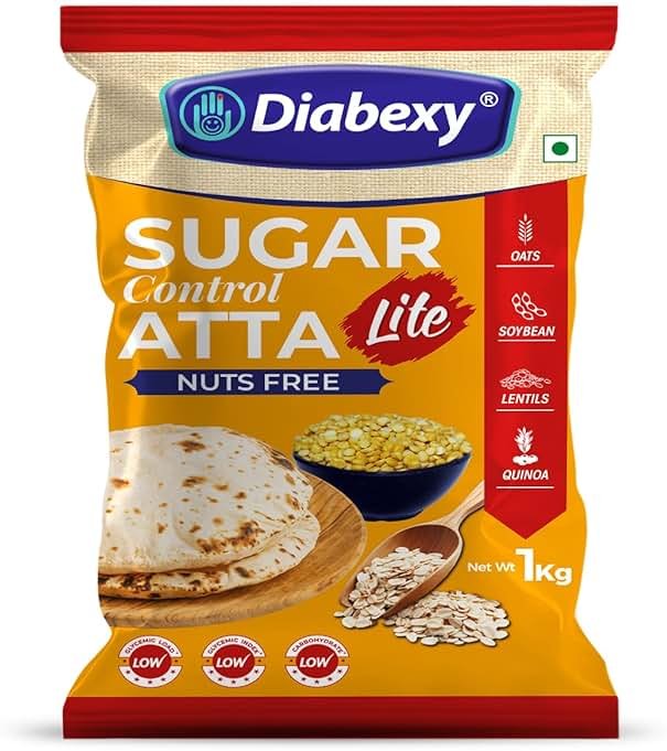 Diabexy Atta Sugar Control LITE Nuts Free for Diabetics - 1kg - Product Image