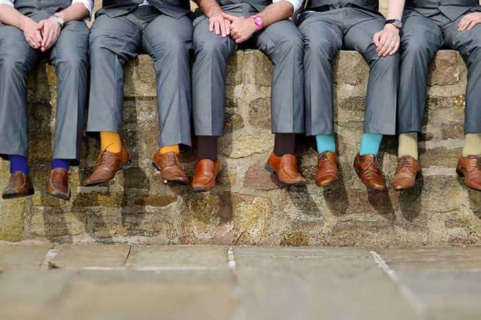 Feraricci Solid Color Casual Dress Socks for Men - Colorful & Comfortable Crew Socks - Image 7