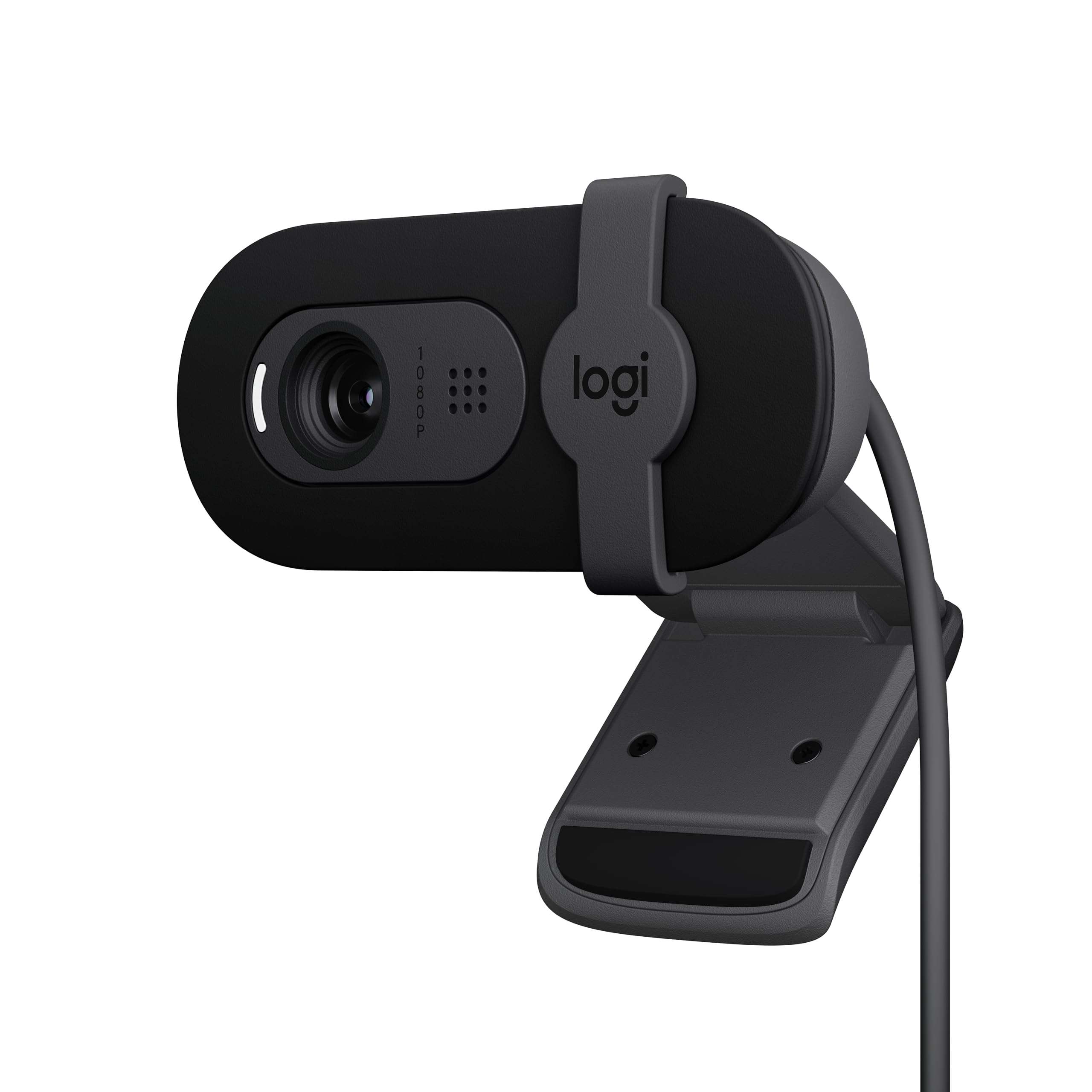 Logitech Brio 101 Full HD 1080p Webcam for Meetings, Streaming, Desktop, Laptop, PC - Built-in Mic, Shutter, Works with Zoom, Microsoft Teams, Nintendo Switch 2’s New GameChat Mode, USB-A,-Black - Image 1