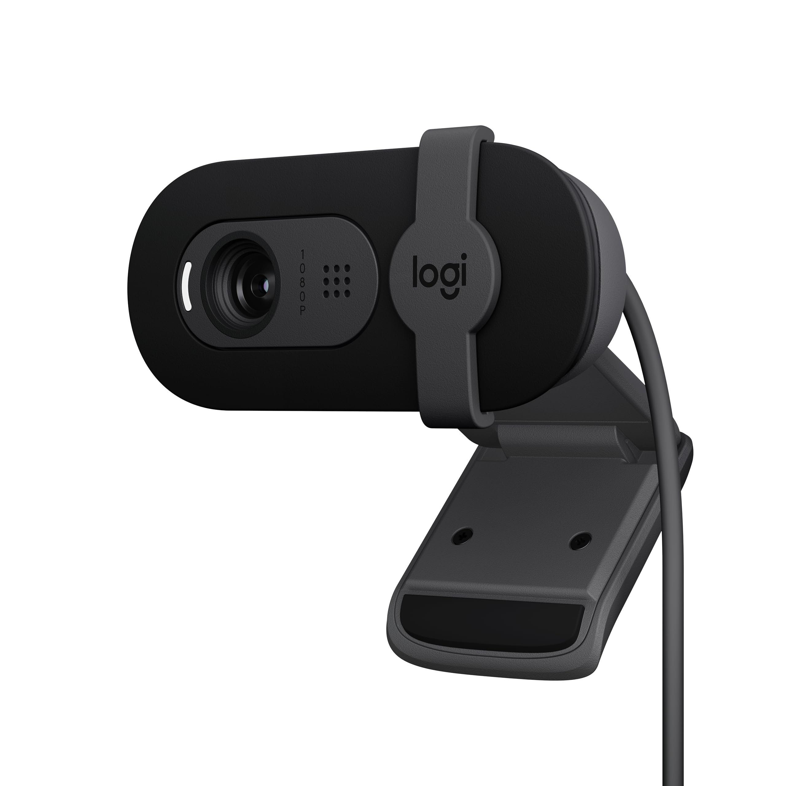 Logitech Brio 101 Full HD 1080p Webcam for Meetings, Streaming, Desktop, Laptop, PC - Built-in Mic, Shutter, Works with Zoom, Microsoft Teams, Nintendo Switch 2’s New GameChat Mode, USB-A,-Black - Product Image