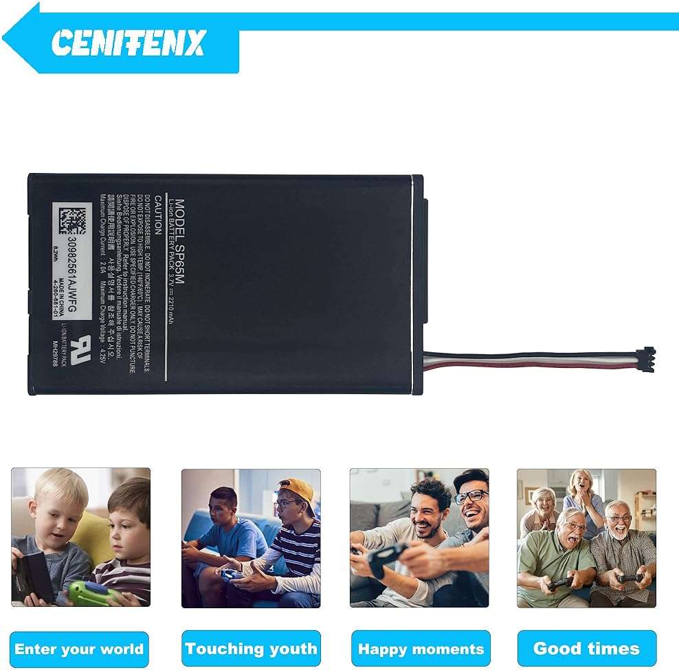 CENIFENX PS Vita Battery SP65M 3.7V 2210mAh Replacement for PS Vita PCH-1001 PCH-1101 1003 1103 Battery with Repair Tool Kit (Not for PS Vita PCH-2000) - Image 4