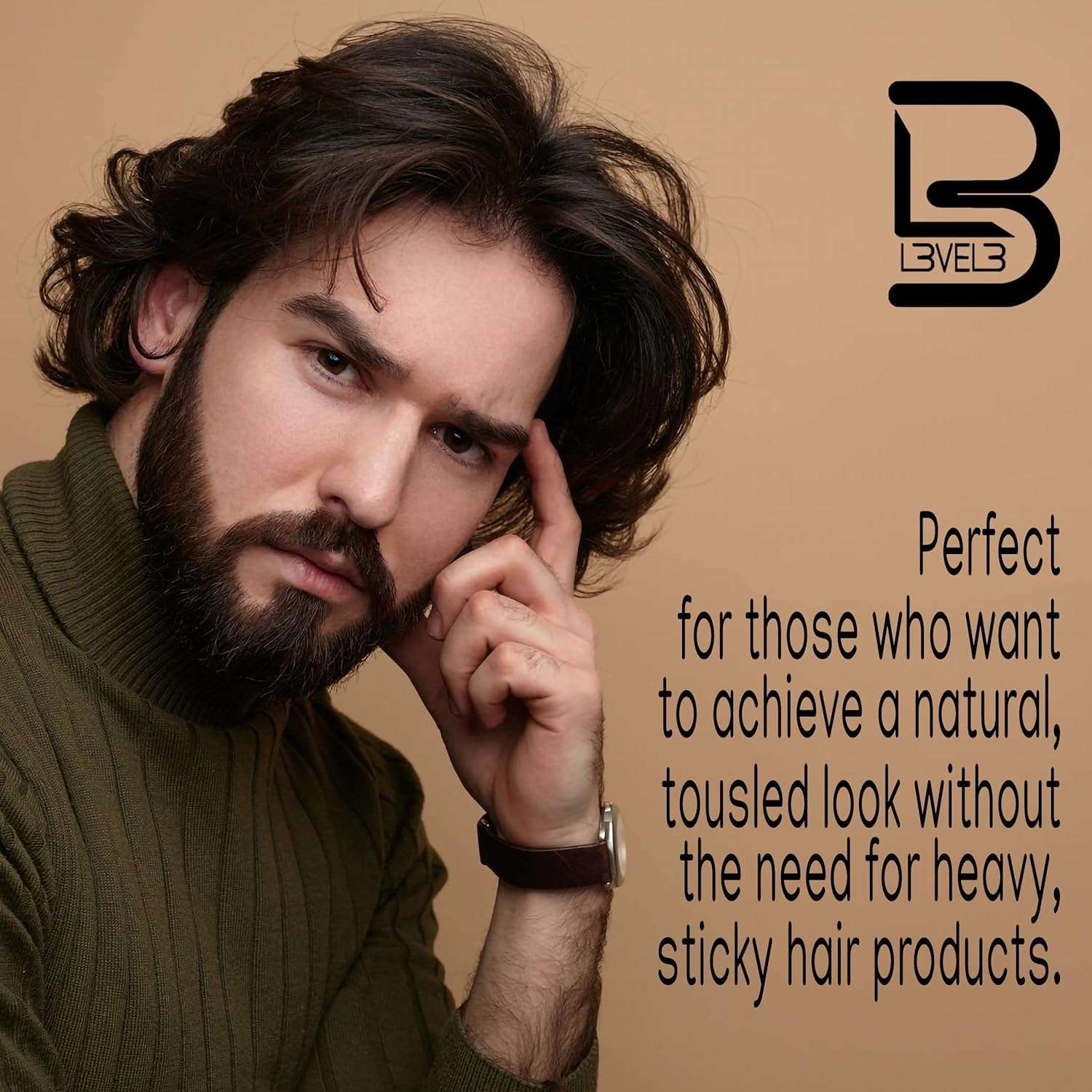 Level 3 Travel Styling Powder - 0.18 oz Lightweight Hair Powder for a Natural Look - Perfect for Men on the Go - Image 6