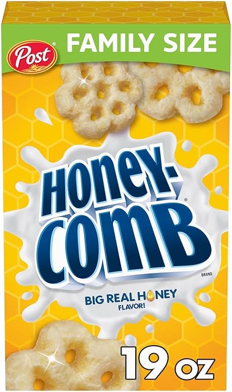 Honeycomb® Honey Flavored Sweetened Corn and Oat Breakfast Cereal, 19 oz Box - Product Image