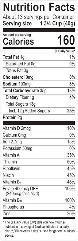 Honeycomb® Honey Flavored Sweetened Corn and Oat Breakfast Cereal, 19 oz Box - Image 6