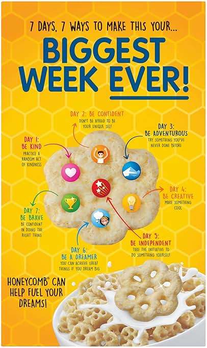 Honeycomb® Honey Flavored Sweetened Corn and Oat Breakfast Cereal, 19 oz Box - Image 7