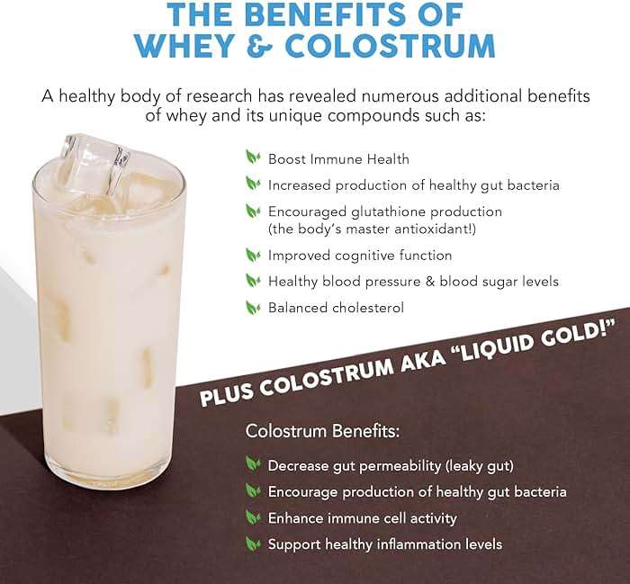 Paleovalley 100% Grassfed Whey Protein Powder with Colostrum, 30 Serving - Vanilla, 13g Protein, Muscle Building, Immune Support, Gut Health - Image 3