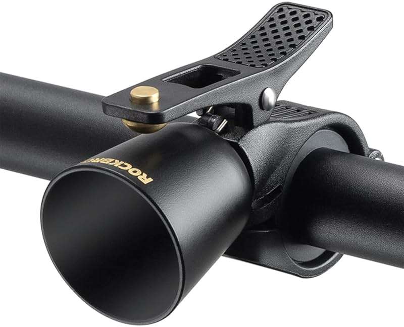 ROCKBROS Bike Bell Classic Bicycle Bell Mountain Bike Bells for Adults with Loud Sound and Fit for 0.87-1.25in/22.2-31.8mm Bicycle Handlebars - Image 1