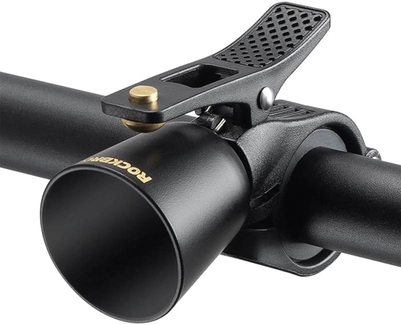 ROCKBROS Bike Bell Classic Bicycle Bell Mountain Bike Bells for Adults with Loud Sound and Fit for 0.87-1.25in/22.2-31.8mm Bicycle Handlebars - Product Image
