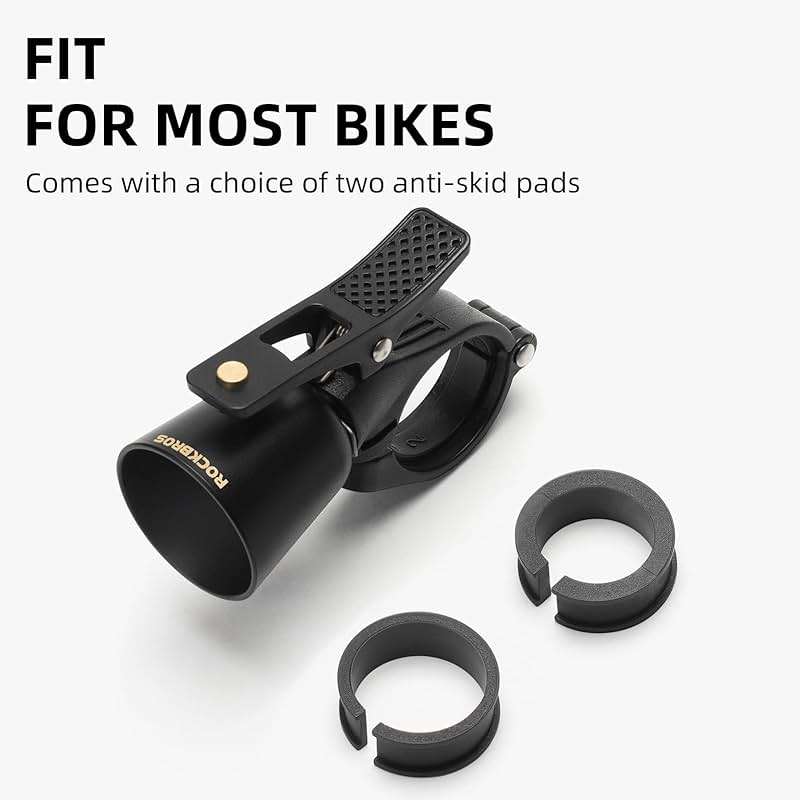 ROCKBROS Bike Bell Classic Bicycle Bell Mountain Bike Bells for Adults with Loud Sound and Fit for 0.87-1.25in/22.2-31.8mm Bicycle Handlebars - Image 3