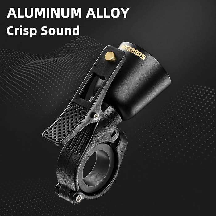 ROCKBROS Bike Bell Classic Bicycle Bell Mountain Bike Bells for Adults with Loud Sound and Fit for 0.87-1.25in/22.2-31.8mm Bicycle Handlebars - Image 4