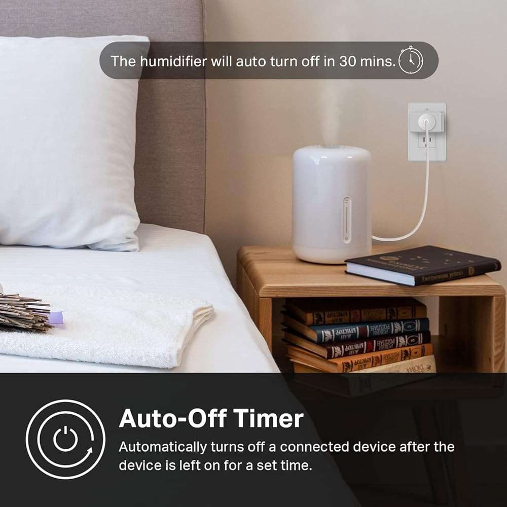 Kasa Smart Plug, Matter Compatible, Energy Monitoring, Compact Design, 15A/1800W Max, Super Easy Setup, Works with Apple Home, Alexa & Google Home, UL Certified, 2.4G Wi-Fi Only, White, KP125M(2-Pack) - Image 9