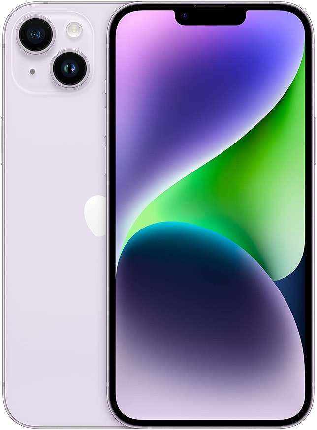 Apple iPhone 14 Plus, 128GB, Purple for Unlocked (Renewed Premium) - Image 1