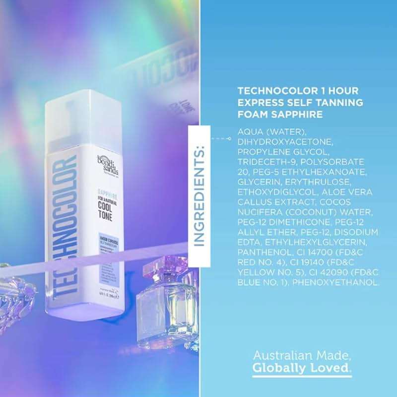 Bondi Sands Technocolor 1 Hour Express Self Tanning Foam, Innovative Formula, Hydrates for Natural Enhanced Skin Results, Available in 4 Shades - Image 9