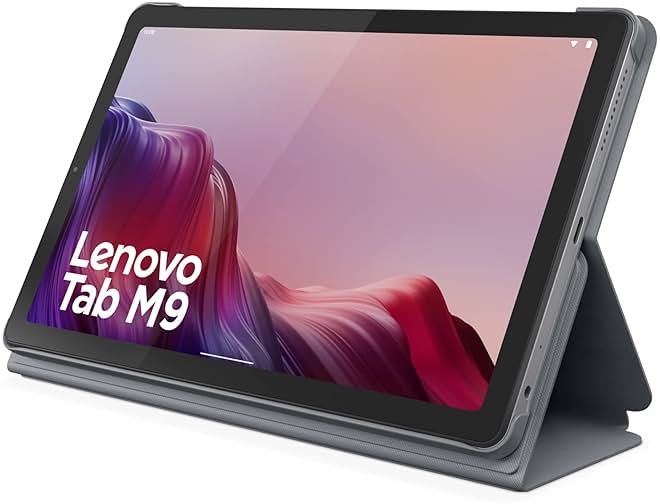Lenovo Tab M9-2023 - Tablet - Long Battery Life - 9" HD - Front 2MP & Rear 8MP Camera - 3GB Memory - 32GB Storage - Android 12 or Later - Folio Case Included,Gray - Product Image