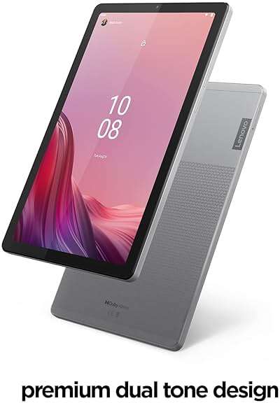 Lenovo Tab M9-2023 - Tablet - Long Battery Life - 9" HD - Front 2MP & Rear 8MP Camera - 3GB Memory - 32GB Storage - Android 12 or Later - Folio Case Included,Gray - Image 2